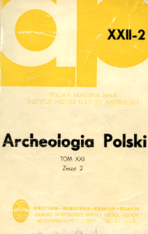 Ze studi&oacute;w nad ciągłością ewolucyjną ceramiki kultur wstęgowych na Dolnym Śląsku