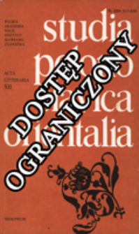 Studia Polono-Slavica Orientalia. Acta Litteraria. [T.] 12 (1990)