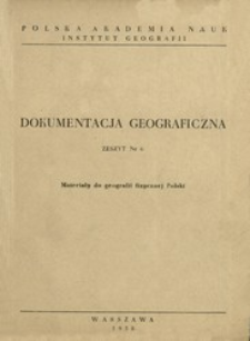 Materiały do geografii fizycznej Polski