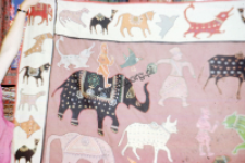 Piece of fabric, Rajasthan (Iconographic document)