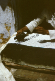 Manufacture of textiles - dyeing and printing, Rajasthan (Iconographic document)