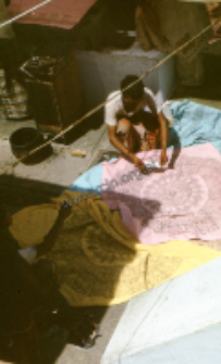 Manufacture of textiles - dyeing and printing, Rajasthan (Iconographic document)