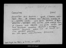 Chrościce. Files of Ciechanow district in the Middle Ages. Files of Historico-Geographical Dictionary of Masovia in the Middle Ages