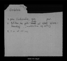 Goździe. Files of Ciechanow district in the Middle Ages. Files of Historico-Geographical Dictionary of Masovia in the Middle Ages