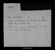 Kałki. Files of Ciechanow district in the Middle Ages. Files of Historico-Geographical Dictionary of Masovia in the Middle Ages