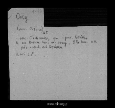 Orły. Files of Ciechanow district in the Middle Ages. Files of Historico-Geographical Dictionary of Masovia in the Middle Ages