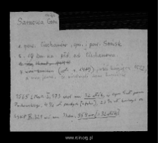 Sarnowa G&oacute;ra. Files of Ciechanow district in the Middle Ages. Files of Historico-Geographical Dictionary of Masovia in the Middle Ages