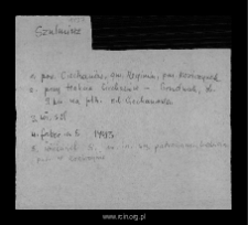 Szulmierz. Files of Ciechanow district in the Middle Ages. Files of Historico-Geographical Dictionary of Masovia in the Middle Ages