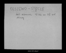 Olszewo-Stęcle. Files of Mlawa district in the Middle Ages. Files of Historico-Geographical Dictionary of Masovia in the Middle Ages