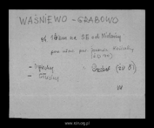 Waśniewo-Grabowo. Files of Mlawa district in the Middle Ages. Files of Historico-Geographical Dictionary of Masovia in the Middle Ages