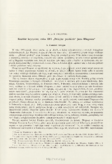Rozbi&oacute;r krytyczny roku 1385 "Dziej&oacute;w polskich" Jana Długosza