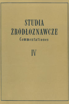 Najstarszy dokument benedyktyn&oacute;w sieciechowskich (1252)