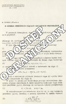 O szybko zbieżnych ciagach kolejnych przybliżeń