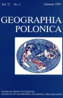 Geographia Polonica Vol. 72 No. 2 (1999), Papers in Global Change IGBP, No. 6