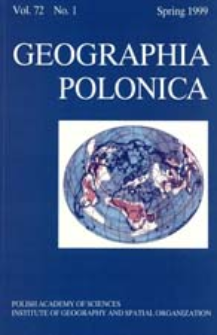 Geographia Polonica Vol. 72 No. 1 (1999)