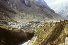 Road to Badrinath in the Himalayas (Iconographic document)