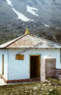 Shankaracharya shrine in Kedarnath (Iconographic document)