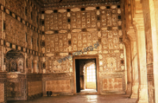 A fragment of a castle in Amer near Jaipur (Iconographic document)