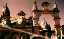 A fragment of a castle in Amer near Jaipur (Iconographic document)