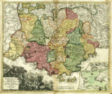 Provincia Indigenis dicta La Provence divisa in omnes suos Vicariatus seu Praefecturas et Terras adjacentes eidem subjectas