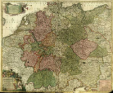 S. R. I. in Germania Descriptio pr&aelig; c&aelig;teris alii Longe Accuratior, Comprehendens, Novem Circulorium Regni Bohemi&aelig;, Belgii, Helveti&aelig; [...]
