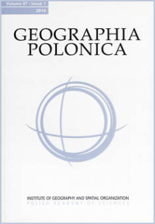 Geographia Polonica Vol. 87 No. 1 (2014), Contents