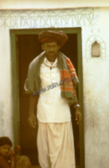 Portrait of a shepherd, kachchi rabari (Iconographic document)