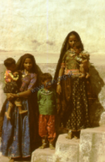 Dzieci i nastolatki, pasterze kachchi rabari (Dokument ikonograficzny)