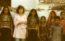 Portrait of young females (Iconographic document)