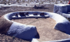 Traditional village, shrines of kachchi rabari (Iconographic document)