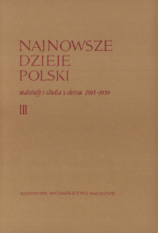 Stosunki polsko-niemieckie przed II wojną światową : dokumenty z Archiwum Generalnego Inspektora Sił Zbrojnych