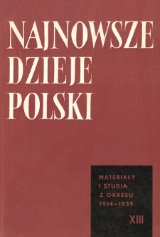 Uwagi o historiografii dziejów II Rzeczypospolitej (1957-1967)