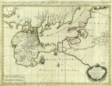 Verus Chersonesi Tauric&aelig; Seu Crime&aelig; Conspectus adjacentium item Regionum itinerisq[ue] ab Exercitu Rutheno A[nn]o MDCCXXXVI et MDCCXXXVII aduersus Tattaros susceptis = Carte Exate De La Chersonese Taurique, Nom M&eacute;e Ajourd'hui La Crim&eacute;e & Des Pays Adjacens ; Avec la Route De l'Arm&eacute;e Russienne dans son expedition contre les tartares en 1736 & 1737 = Ware Afbeelding Van De Chersonesus Taurica, Nu Genaamd De Crim & De Aangrensende Landen als mede van den togt door het Russische Leger in den Jaren 1736 en 1737 tegen de Tartaren ondernomen