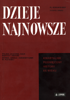 Problemy historyka dziej&oacute;w najnowszych