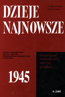 Białystok – rok pierwszy (sierpień 1944-1945)