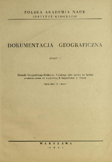 Słownik Geograficzny Królestwa Polskiego jako źródło do badań rozmieszczenia sił wytwórczych kapitalizmu w Polsce