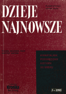 "Kwestia żydowska" - myślenie za pomocą clichés : "Odrodzenie" 1935-1939 : przyczynek do historii antysemityzmu w Polsce