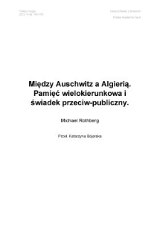 Między&nbsp;Auschwitz&nbsp;a&nbsp;Algierią