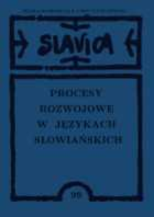 Procesy rozwojowe w językach słowiańskich