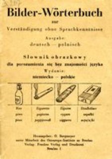 Bilder-Wörterbuch zur Verständigung ohne Sprachkenntnisse : Ausgabe deutsch - polnisch
