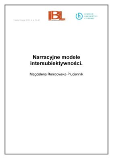 Narracyjne modele intersubiektywności