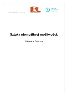Sztuka niemożliwej możliwości