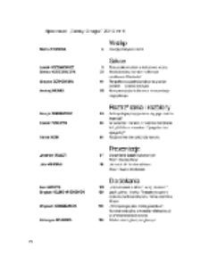 Teksty Drugie Nr 5 (2010), Spis treści