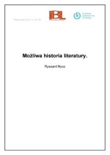 Możliwa&nbsp;historia&nbsp;literatury