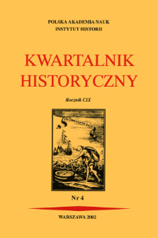 Kwartalnik Historyczny R. 109 nr 4 (2002), In memoriam : Vytautas Raudeliūnas (2 II 1930 - 4 V 2002)