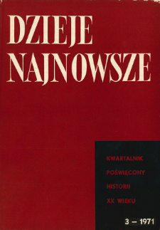 Z dziej&oacute;w liberalizmu polskiego : partie liberalno-demokratyczne inteligencji w Kr&oacute;lestwie Polskim, 1905-1907