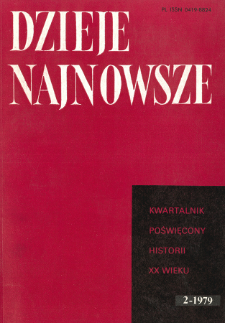 Dzieje Najnowsze : [kwartalnik poświęcony historii XX wieku] R. 11 z. 2 (1979), Życie naukowe