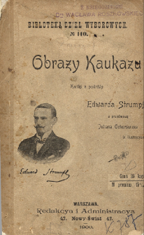 Obrazy Kaukazu : kartki z podr&oacute;ży : (z ilustracyami)