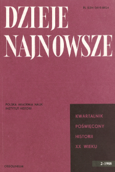 J&oacute;zef Beck i "polityka r&oacute;wnowagi"