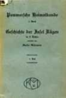 Geschichte der Insel R&uuml;gen. T. 1, Bis zum Ausgang des Reformationszeitalters